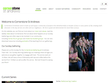 Tablet Screenshot of cornerstonestandrews.org